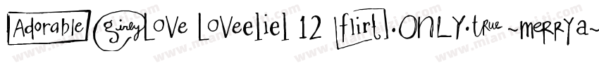 AGL Leliel 12 FOT-Ma字体转换